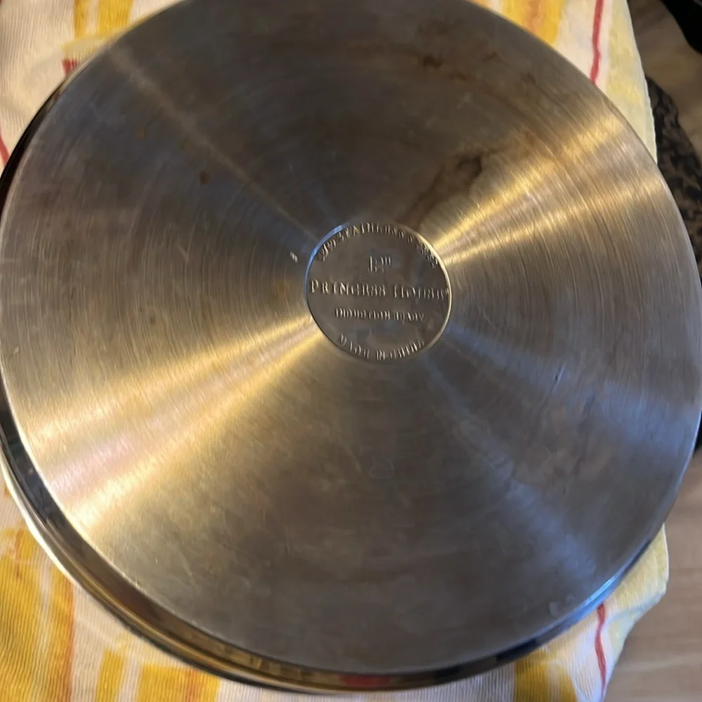 Princess House 12 inch deep stainless steel 18/10